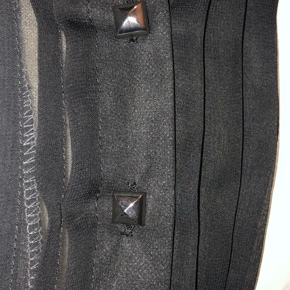 WORN ONCE! MATERIAL GIRL M BLACK & WHITE HIGH LOW - Picture 2 of 4